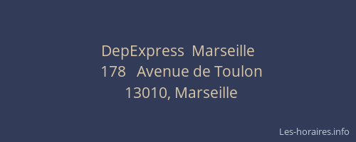 DepExpress  Marseille
