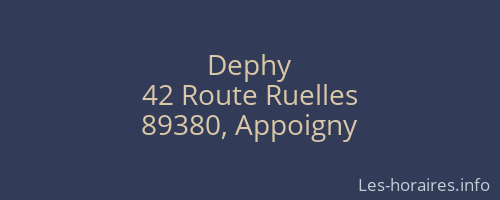 Dephy