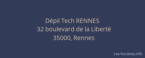 Dépil Tech RENNES
