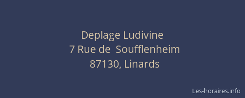 Deplage Ludivine