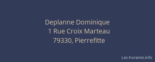 Deplanne Dominique
