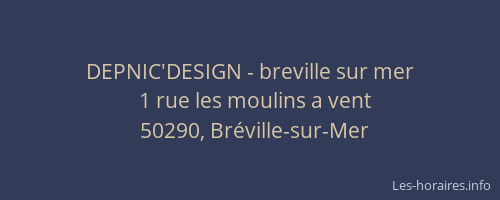 DEPNIC'DESIGN - breville sur mer