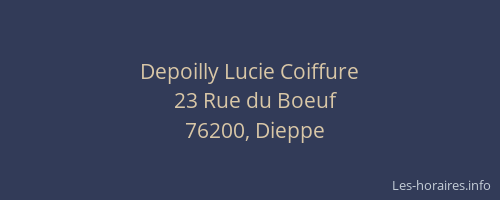 Depoilly Lucie Coiffure