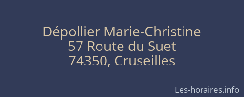 Dépollier Marie-Christine