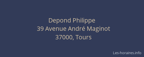 Depond Philippe