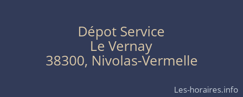 Dépot Service