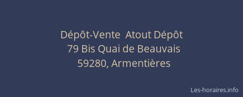 Dépôt-Vente  Atout Dépôt