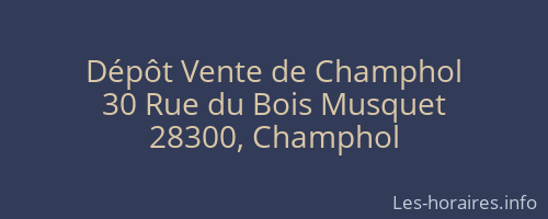 Dépôt Vente de Champhol