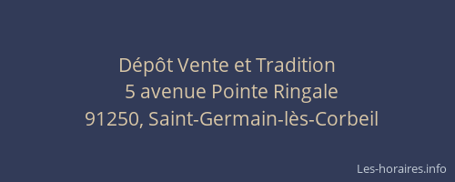 Dépôt Vente et Tradition