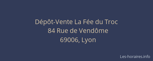 Dépôt-Vente La Fée du Troc