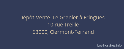 Dépôt-Vente  Le Grenier à Fringues