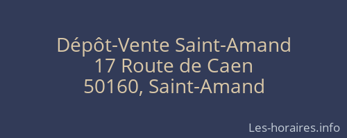 Dépôt-Vente Saint-Amand