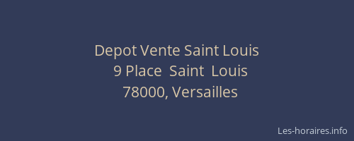 Depot Vente Saint Louis