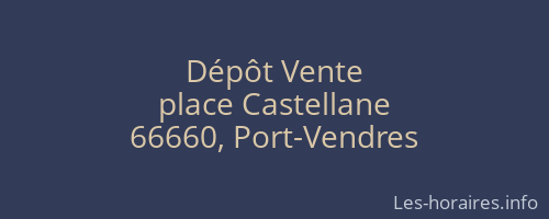 Dépôt Vente