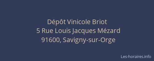 Dépôt Vinicole Briot