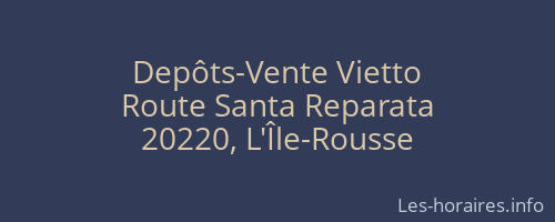 Depôts-Vente Vietto