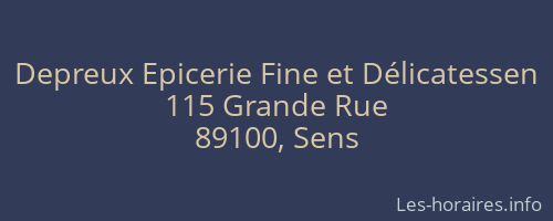 Depreux Epicerie Fine et Délicatessen