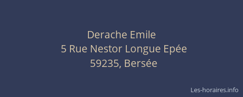 Derache Emile