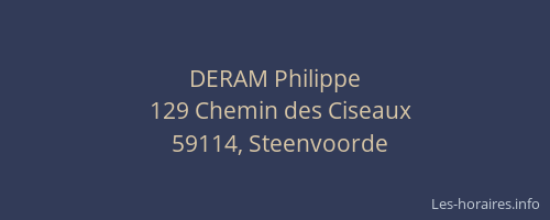 DERAM Philippe