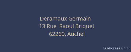 Deramaux Germain