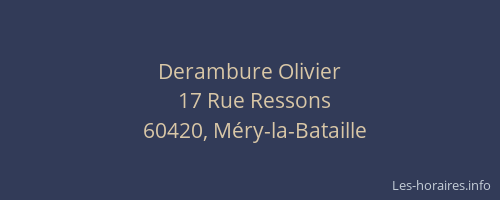 Derambure Olivier
