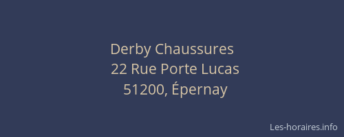 Derby Chaussures