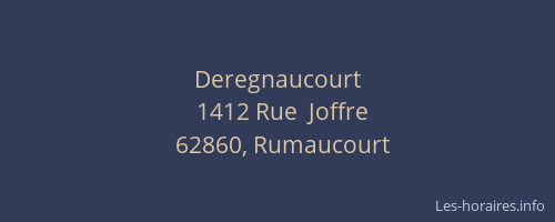 Deregnaucourt