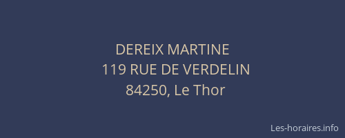 DEREIX MARTINE