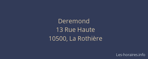 Deremond