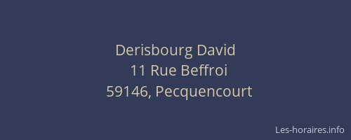 Derisbourg David