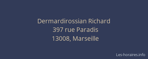 Dermardirossian Richard