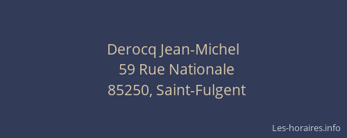 Derocq Jean-Michel