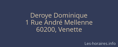 Deroye Dominique