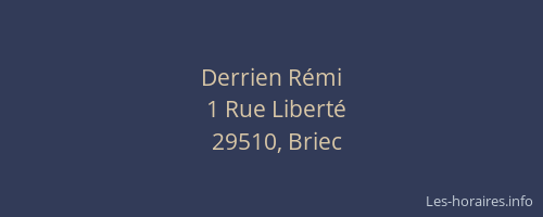 Derrien R&eacute;mi