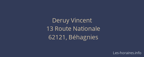 Deruy Vincent