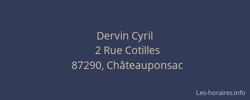 Dervin Cyril