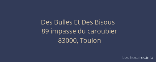 Des Bulles Et Des Bisous