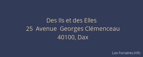 Des Ils et des Elles