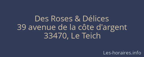 Des Roses & Délices