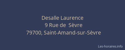 Desalle Laurence
