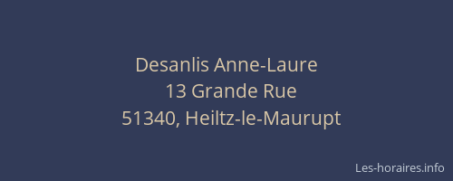 Desanlis Anne-Laure