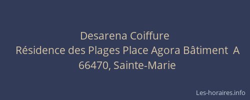 Desarena Coiffure