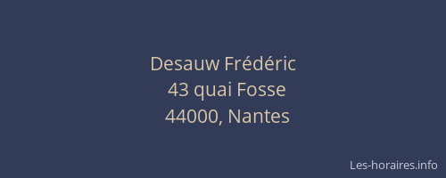 Desauw Frédéric