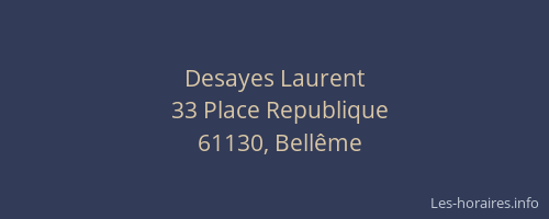 Desayes Laurent