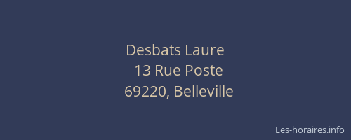 Desbats Laure