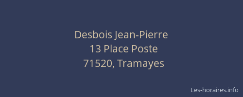 Desbois Jean-Pierre