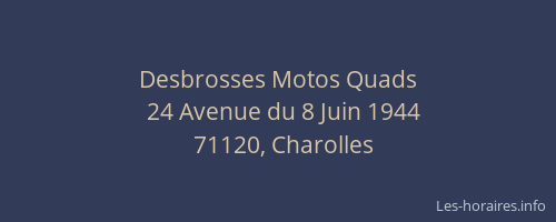 Desbrosses Motos Quads