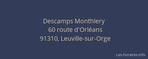 Descamps Monthlery