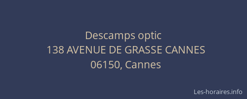 Descamps optic