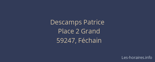 Descamps Patrice